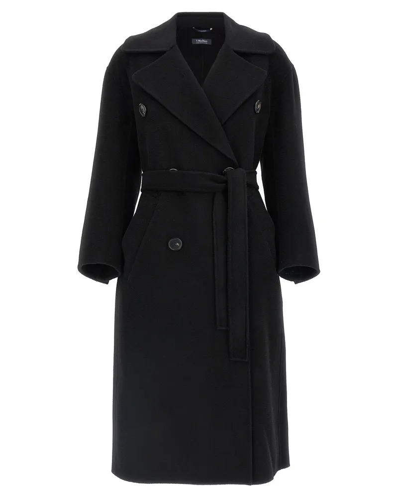 Max Mara Dalila' Mantel Black