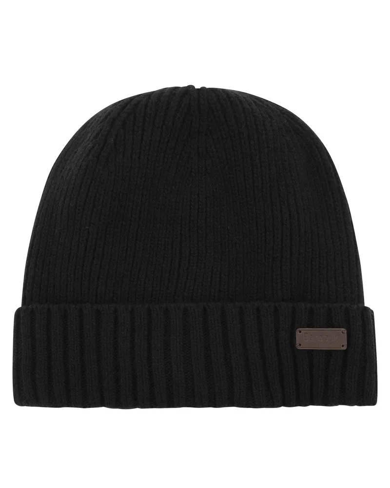 Barbour Carlton Wollkappe Schwarz