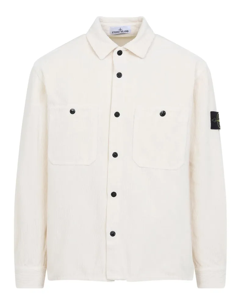 Stone Island Hemden weiß White