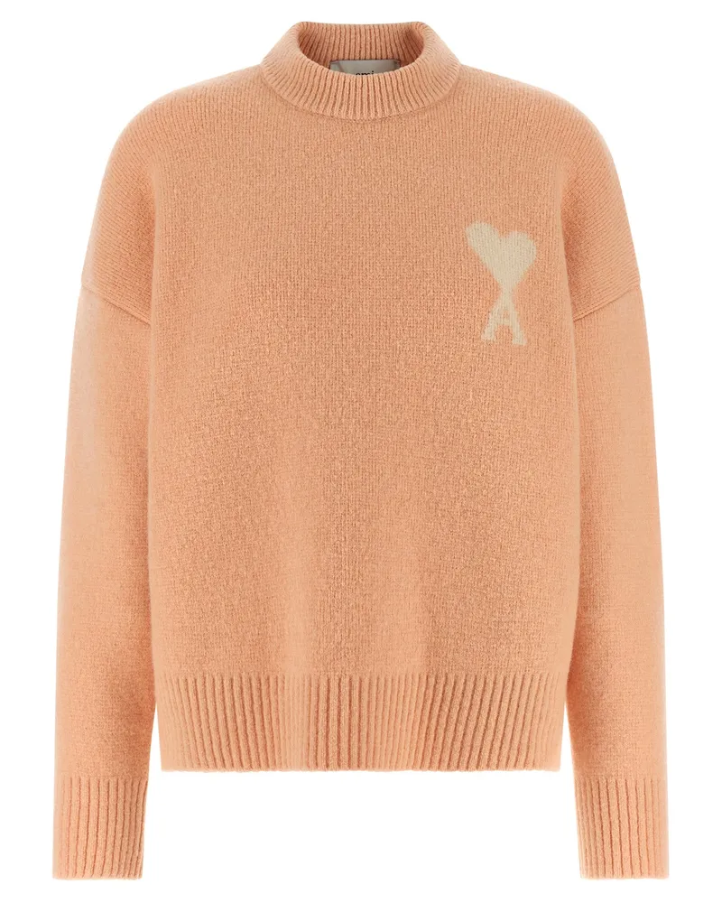 AMI Paris Ami de Coeur' Pullover Pink