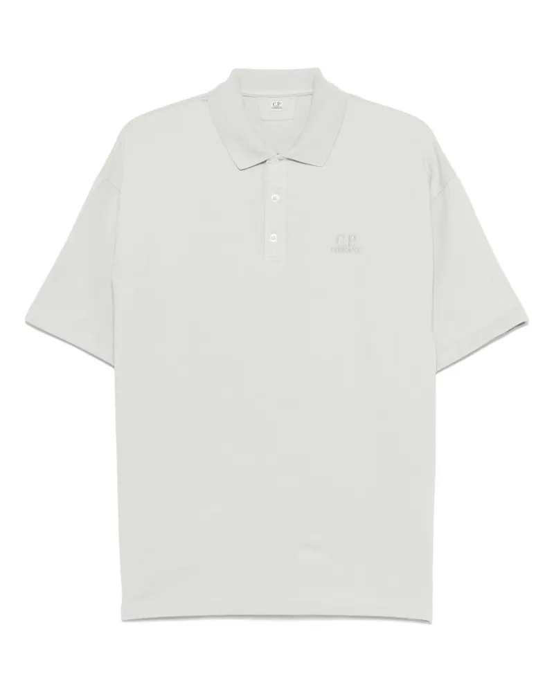 C.P. Company C.P. Firmenlogo Baumwollpolo -Shirt Clear