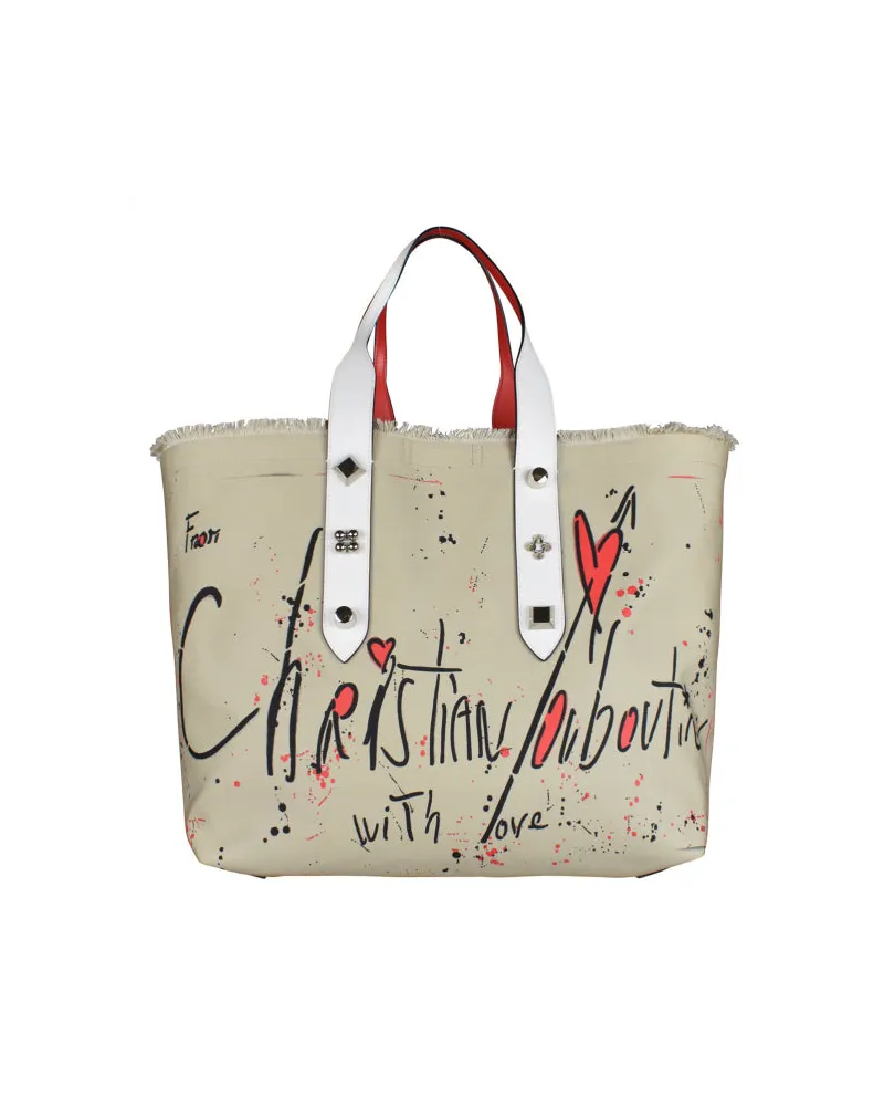 Christian Louboutin Frangibus Tote -Tasche Nude