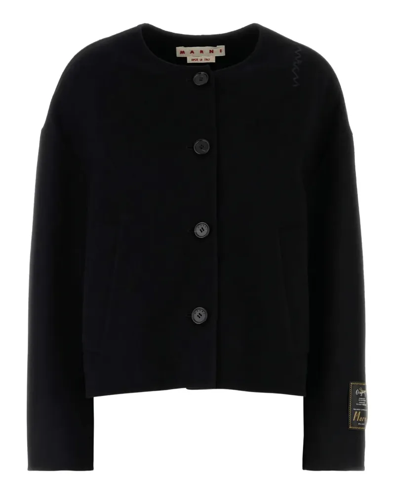 Marni Crewneck Cardigan Black