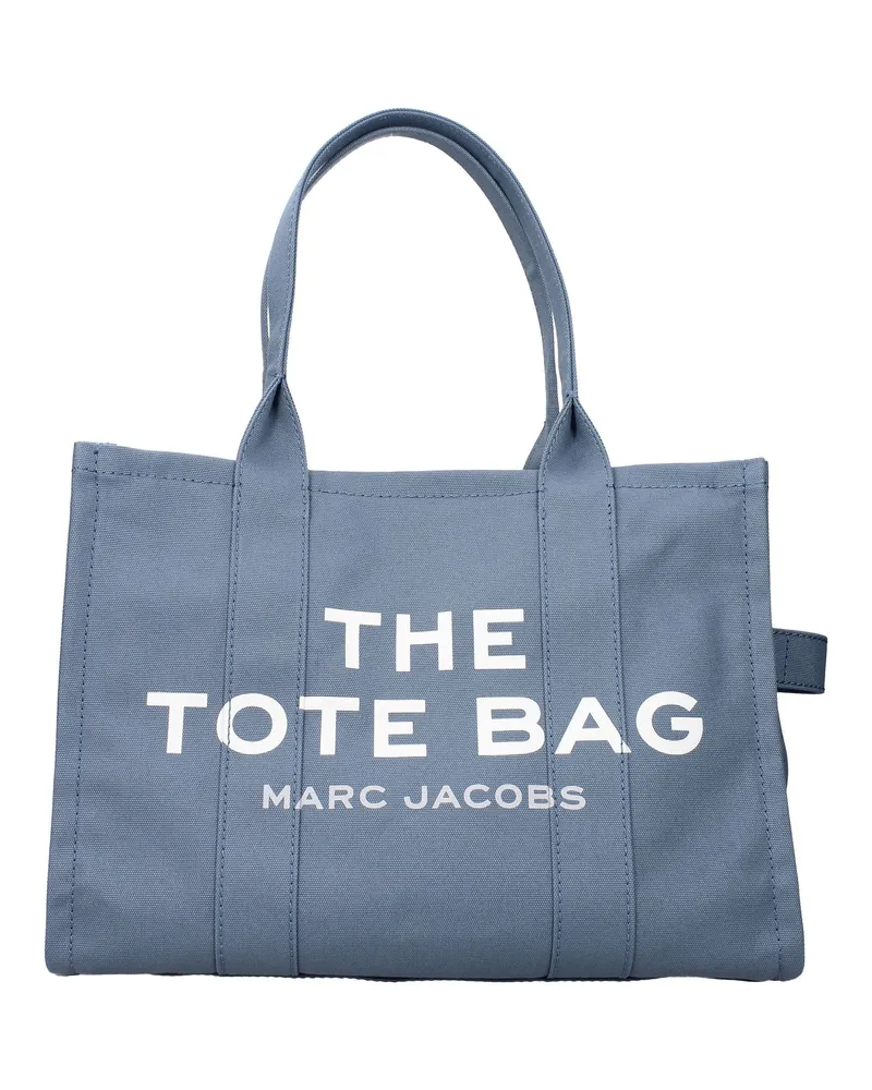 Marc Jacobs Damens Schultertasche Stoff Blau/Blau Schatten -