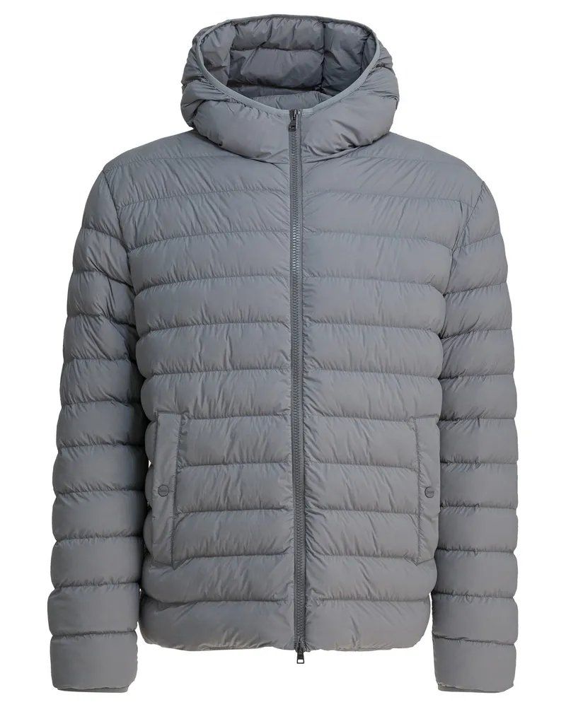 Herno Nylon-Daunenjacke Grey