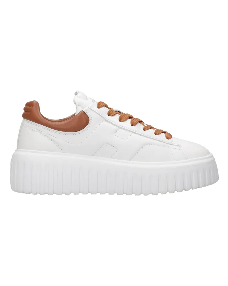 Hogan Turnschuhe Bianco+cuoio