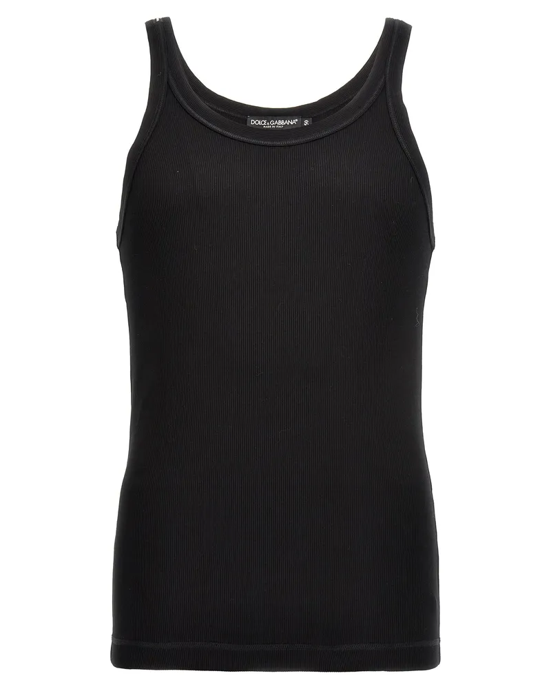 Dolce & Gabbana Rippen -Tank -Top Black
