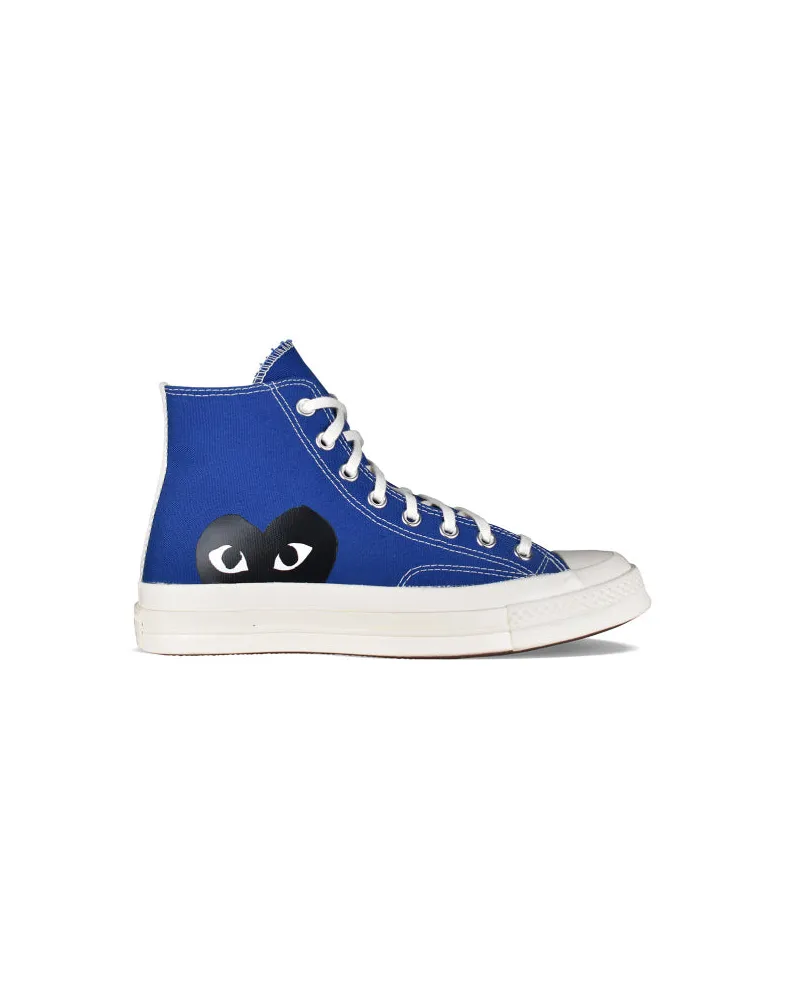 Comme des Garçons Chuck Taylor High Top Sneakers Blue