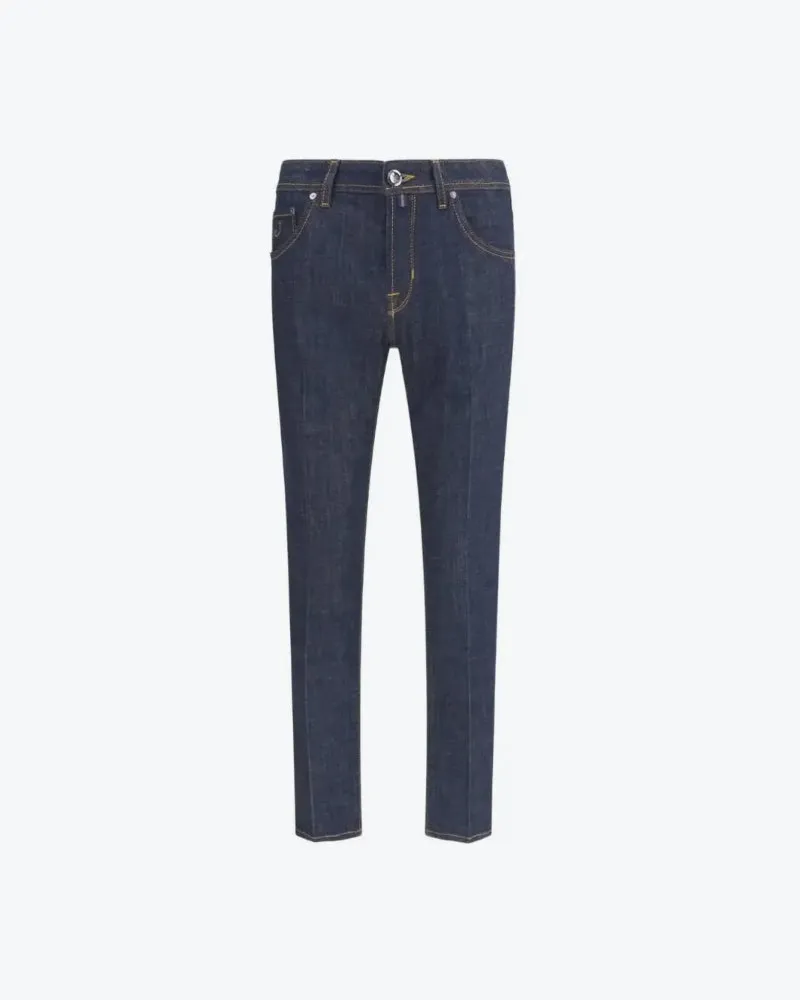 Jacob Cohën Pant 5 Pkt Cropped Carrot Slim Fit Scott Blue