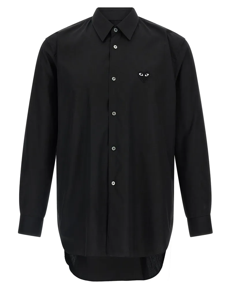 Comme des Garçons Comme des Garçons spielen 'Black Heart' Hemd Black