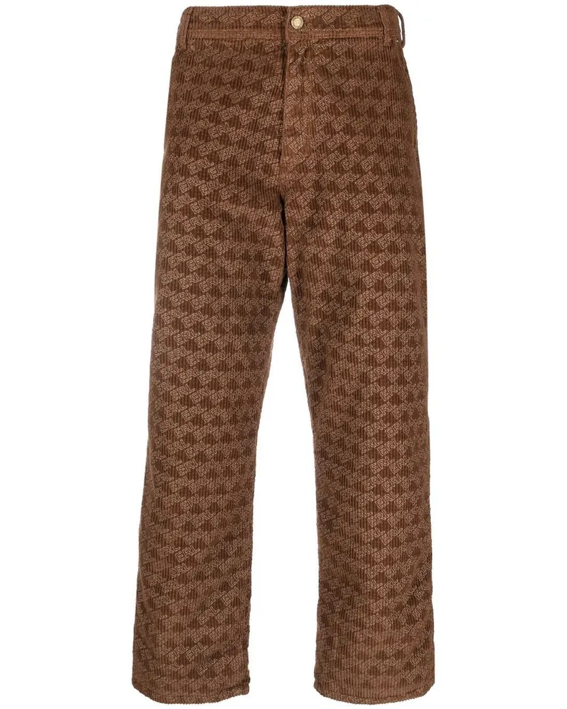 ERL Unisex Cord -geprägter Hosen gewebt 