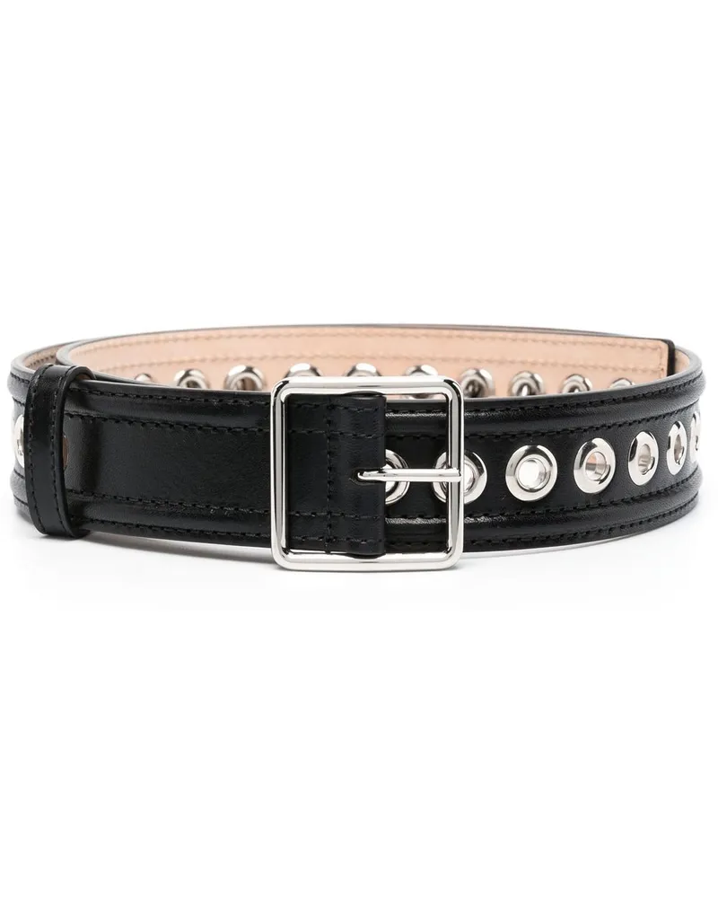 Alexander McQueen Alexander MC Queen Ledergürtel Black