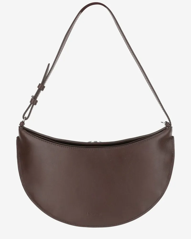 Jacquemus Leder Umhängetasche Brown