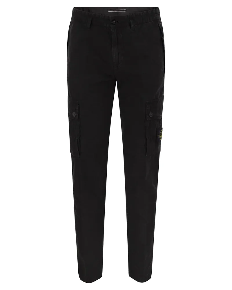 Stone Island Slim Fit Cargohose Black