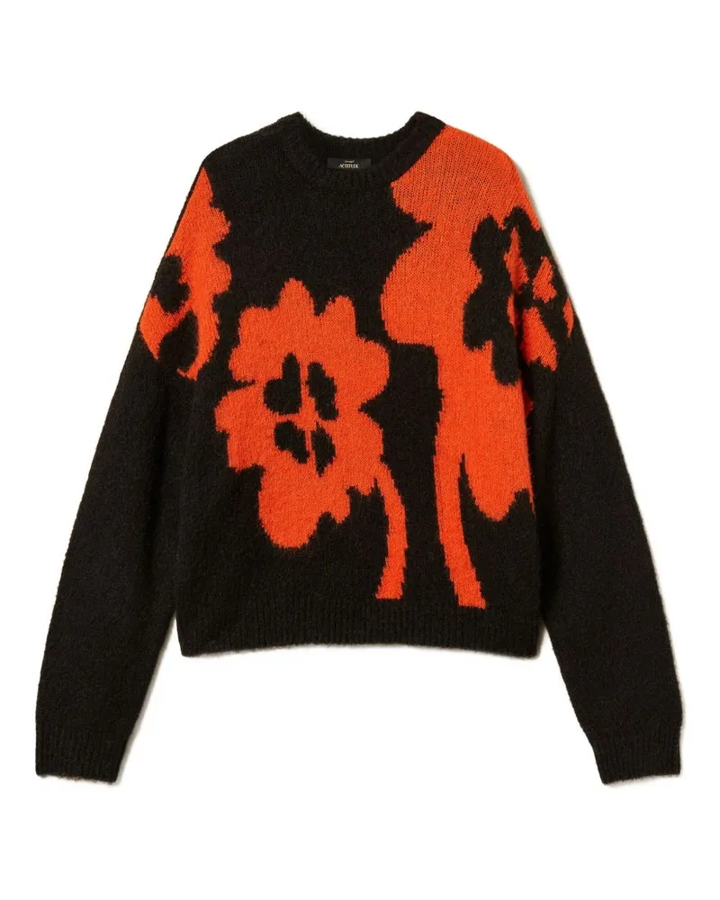 Twin-Set Pullover Schwarz Black