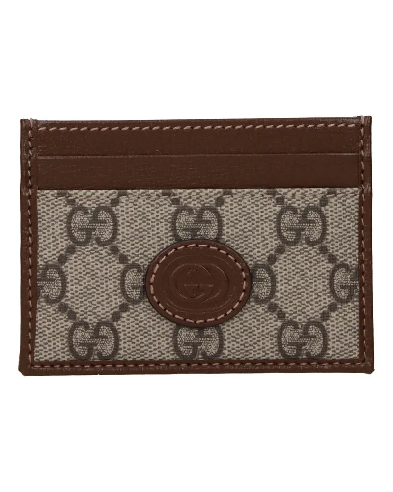 Gucci Dokumenthalter Man Fabric beige/eBano -
