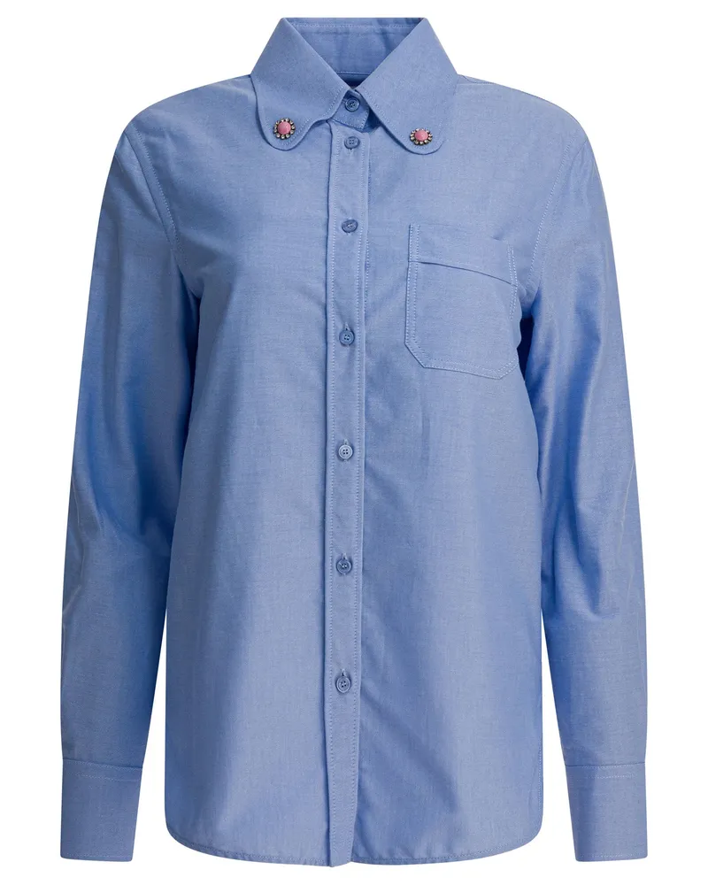 Valentino Garavani Hemd mit verziertem Kragen Light