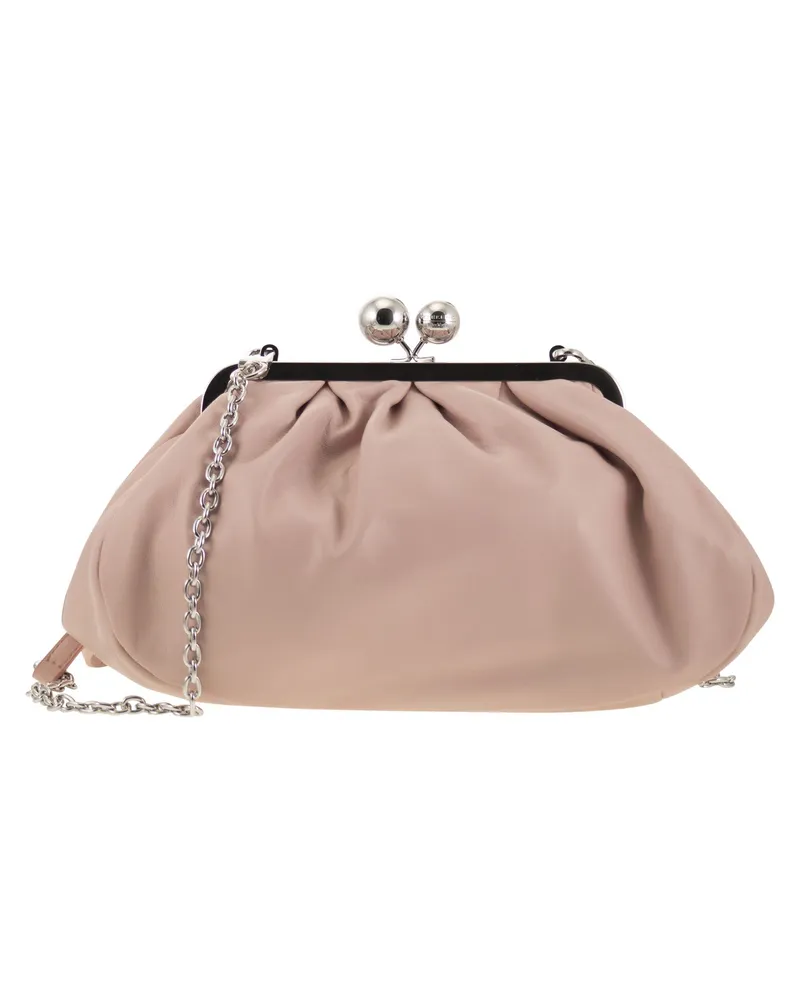 Max Mara Wochenende Max Mara Cubico mittelgroßer Konditor in Nappa -Leder Pink