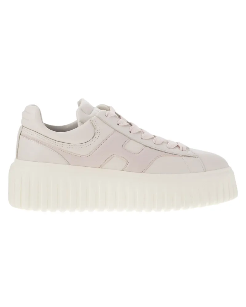 Hogan Sneakers H Stripes Con H Laterale Ivory