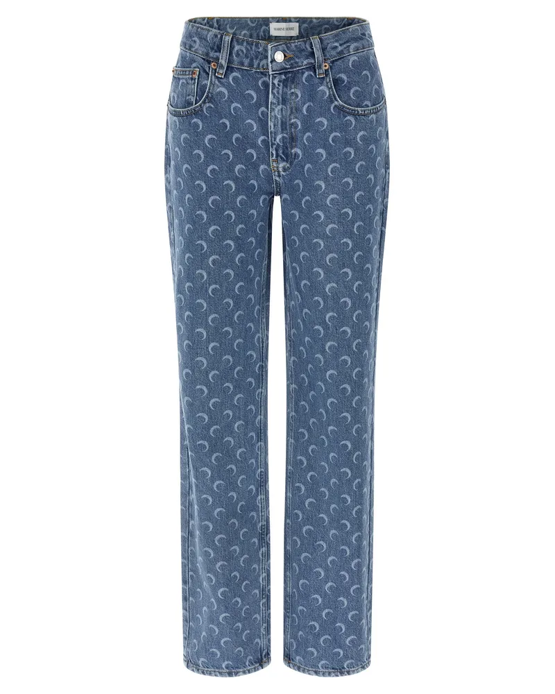 Marine Serre Moon' Jeans Light