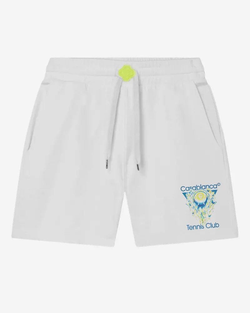 Casablanca Paris Baumwollshorts mit Logo White