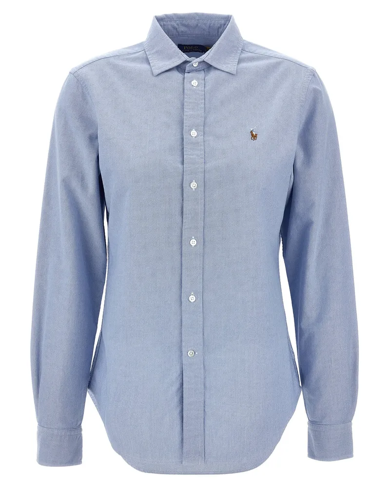 Ralph Lauren Logo Stickhemd Light