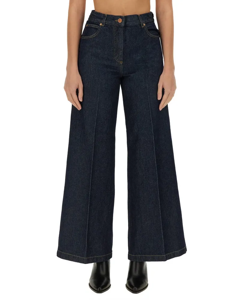 ASPESI Jeans weites Bein Denim