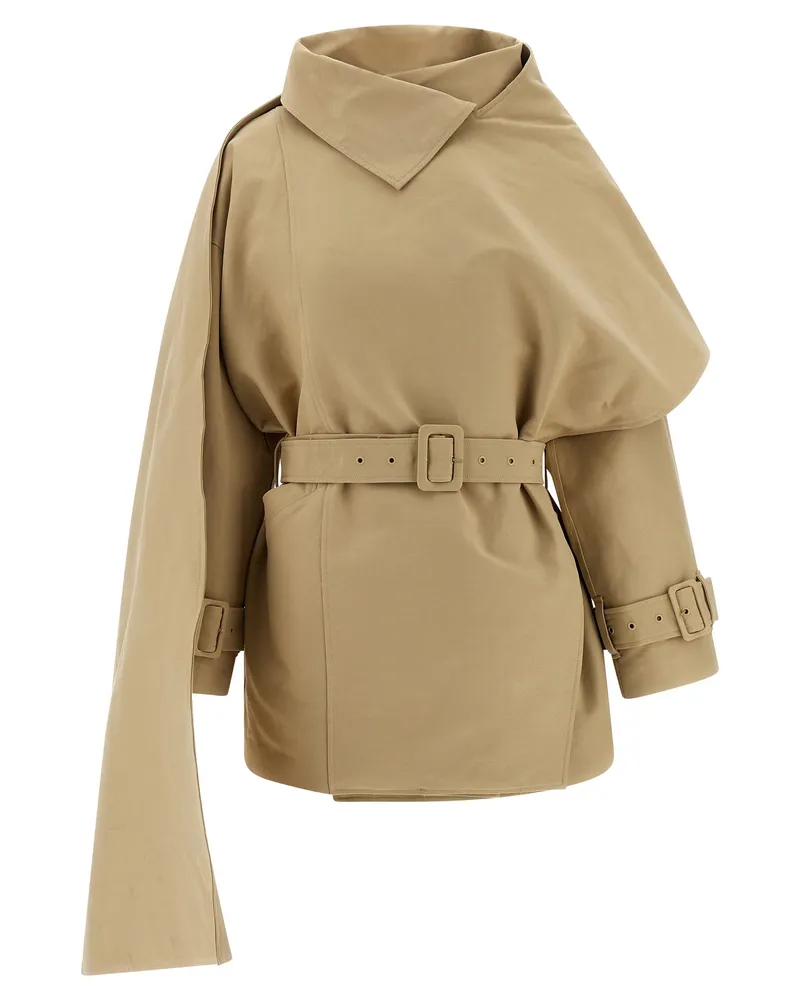 Entire Studios Mantel „Mini Scarfcoat“ von Beige