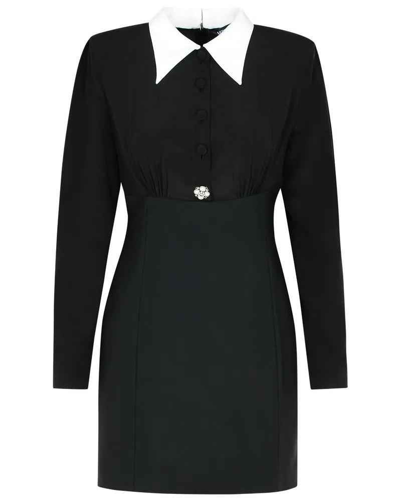 Versace Black Seidenkleid Black