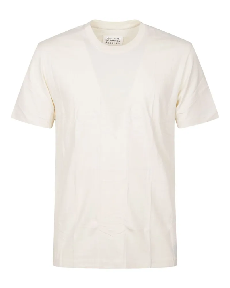 Maison Margiela T -Shirts und Polos Weiß White