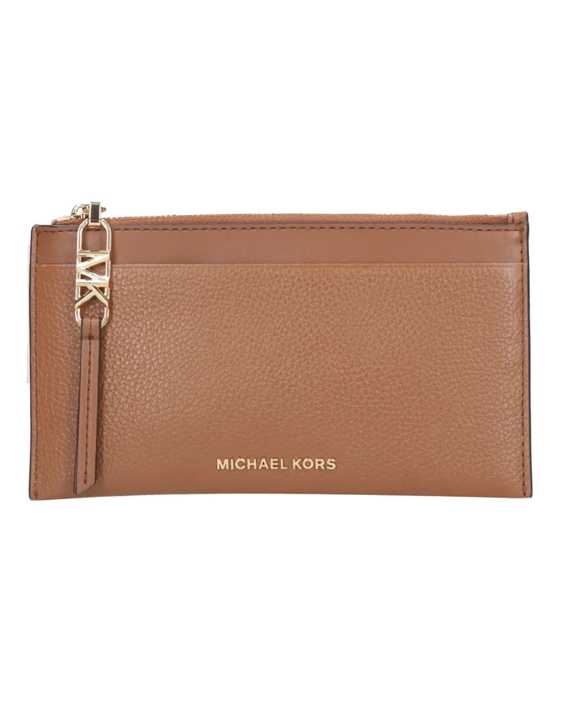 Michael Kors Brieftaschen Leder braun Leather