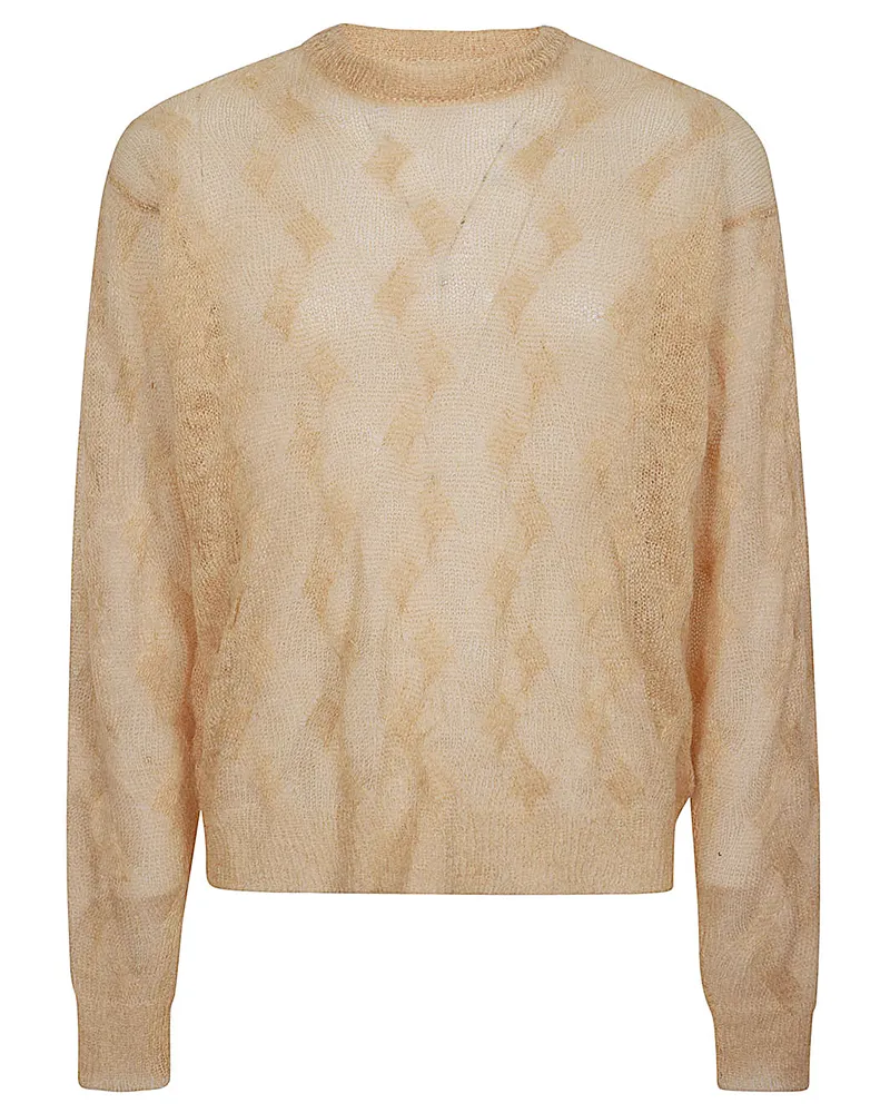 Stüssy Stussy Wolle Mischpullover Beige
