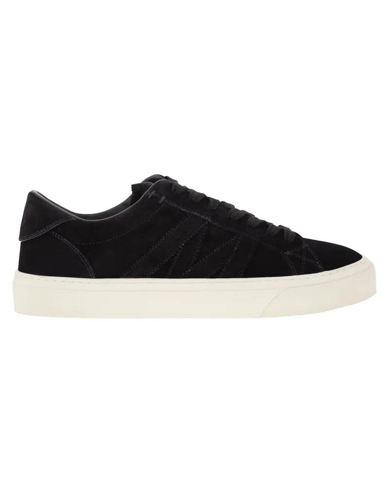 Moncler Monaco2 Wildleder -Trainer Dark
