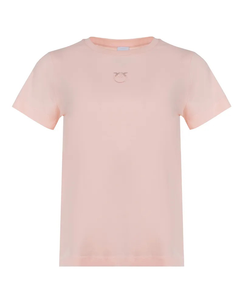 Pinko Bussolotto" T -Shirt aus Baumwolle Powder