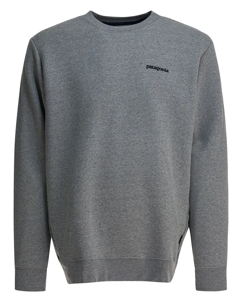Patagonia Fitz Roy Icon Uprisal“ Rundhals-Sweatshirt Grey