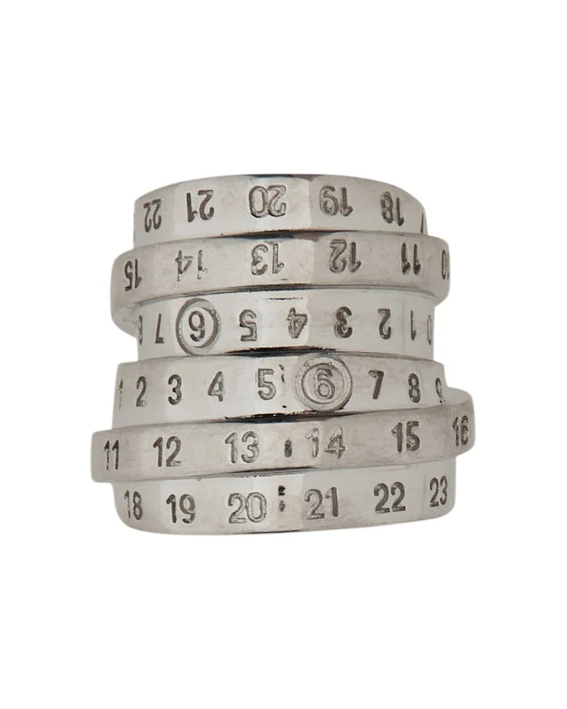 Maison Margiela minimaler numerischer" Ring Silver