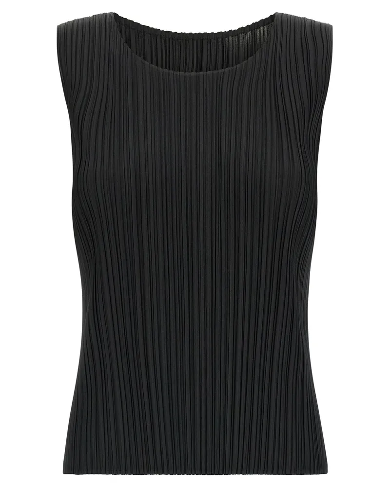 Issey Miyake Falten bitte Issey Miyake 'monatliche Farben: August' Top Black
