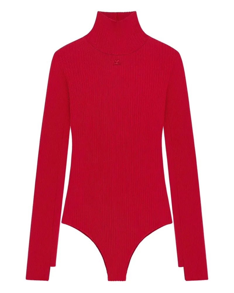 Courrèges Courreves Ripped Bodysuit Ruby