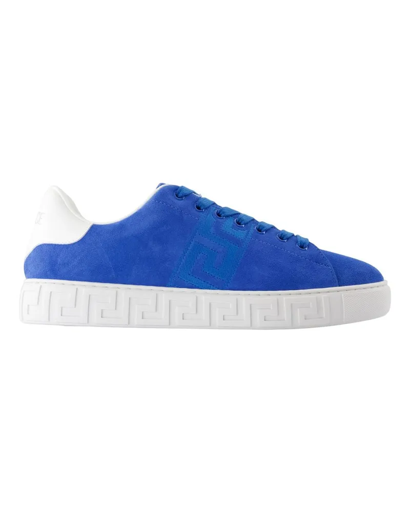 Versace Turnschuhe  Suede Blau Blue