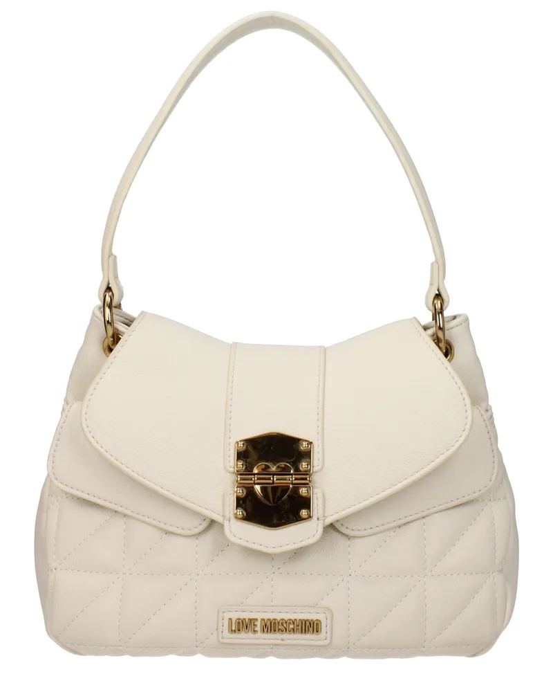 Moschino Damens Handtaschen Polyurethan Beige/Butter -
