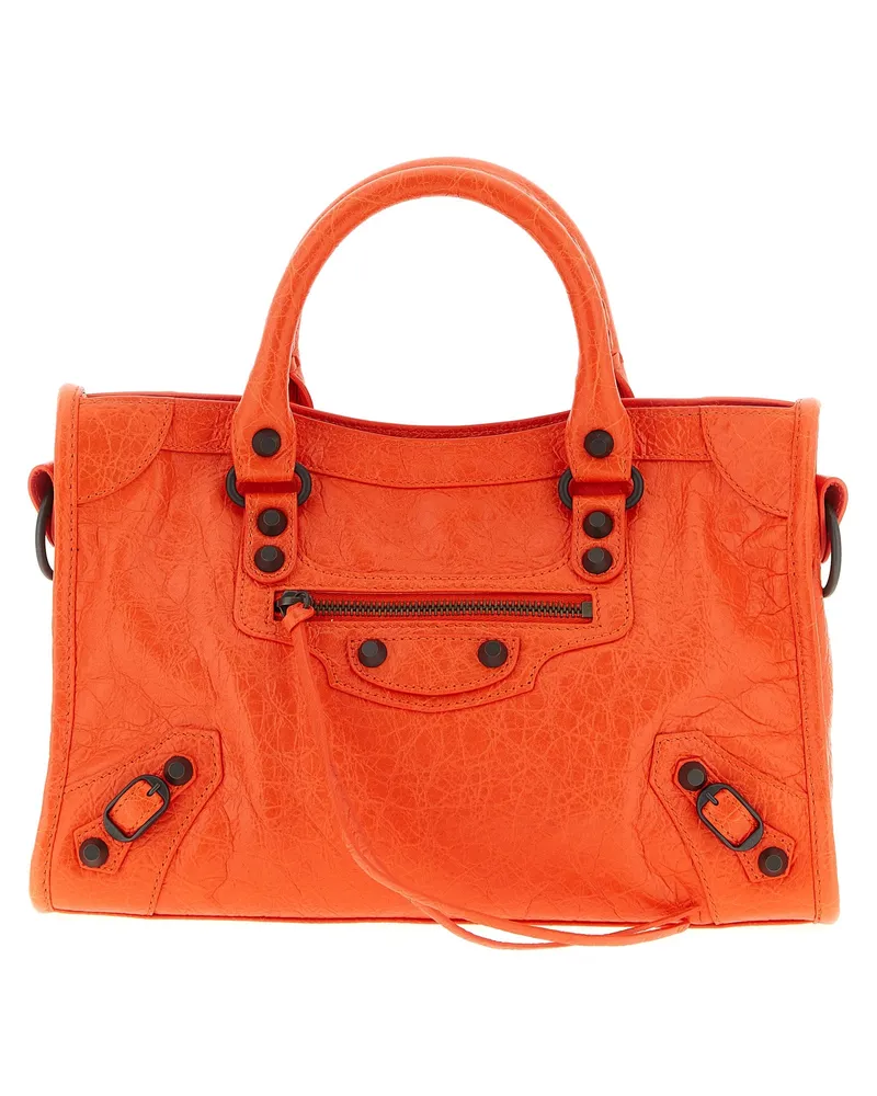 Balenciaga Le City Bag S' Handtasche Orange