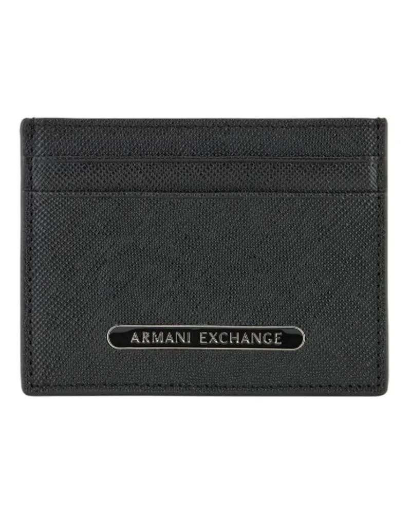 Armani Exchange Brieftaschen schwarz Black