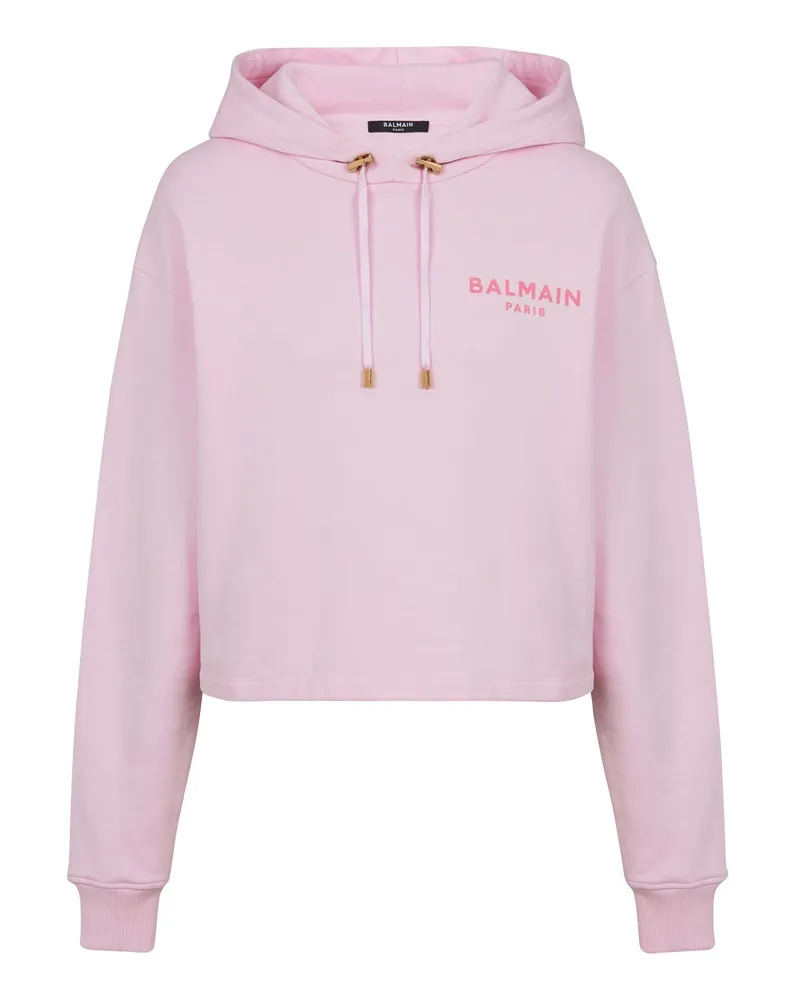 Balmain strahlte Paris Sweatshirt Pink