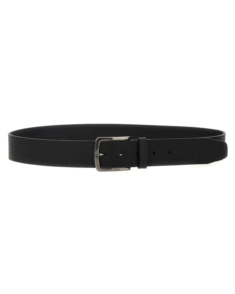 HUGO BOSS Ledergürtel Black