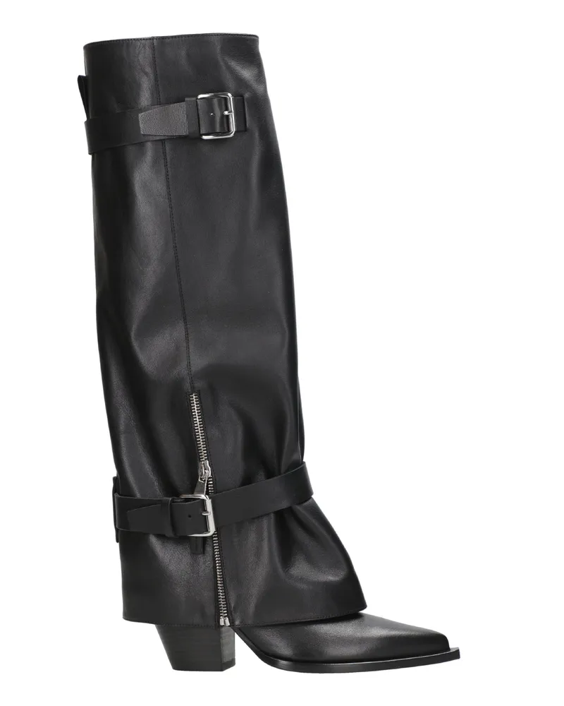 Elena Iachi Stiefel schwarz Black