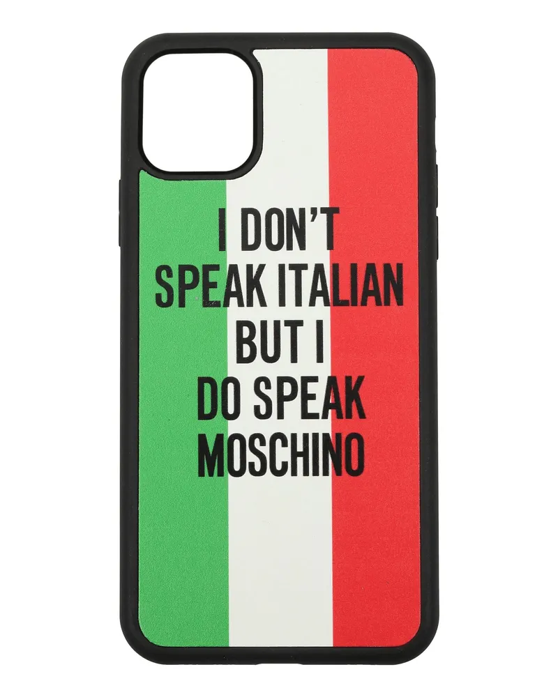 Moschino I Handyhülle I Phone 11 Pro Max Herren Polyurethan Mehrfarbig -