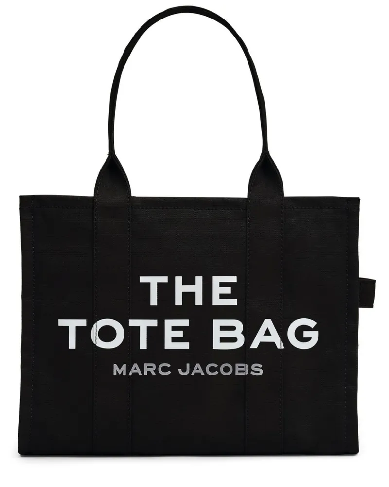 Marc Jacobs die Einkaufstasche große Leinwandtasche Black