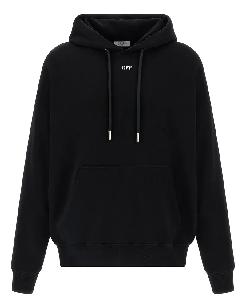 OFF-WHITE Pinsel Pfeil Skate' Hoodie White