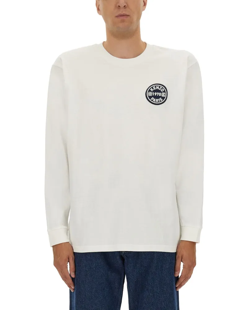 Kenzo Long Sleeved T -Shirt White