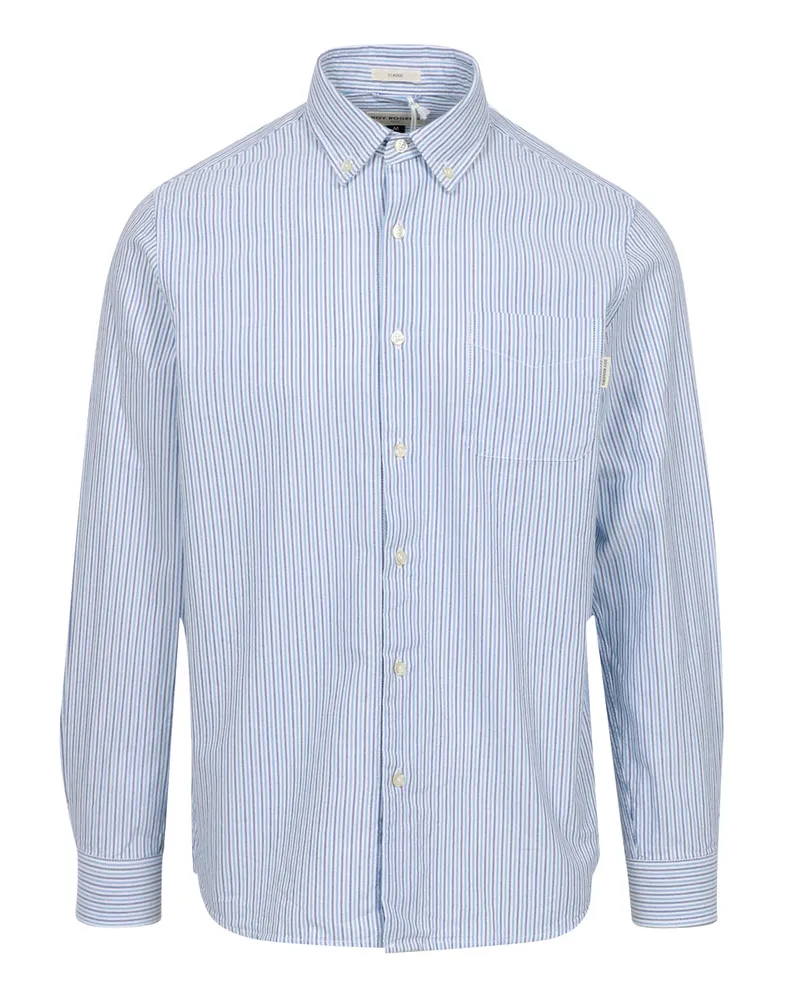 Roy Roger's Roy Roger 's Hemden Celeste+blu+bianco